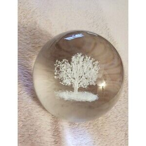 Premium High-Quality 3D Laser Engraved Crystal Ball - Tree of Life - Decor 2.3"